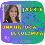 Báner de episodio. Rostro de Jackie y título del episodio